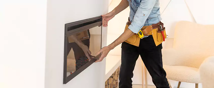 Metal Fireplace Installation in Wheaton, Illinois