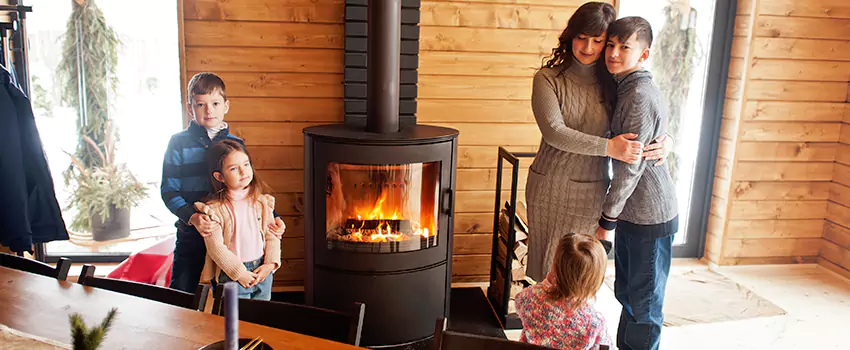Morso Cast Iron Fireplace Insert Installation in Wheaton, Illinois