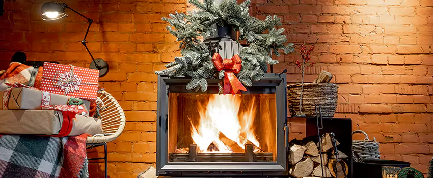 Travis Industries Linear Gas Fireplace Installation in Wheaton, Illinois