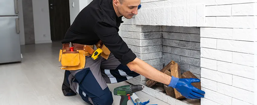 Fireplace Damaged Damper Frame Repair Services in Wheaton, Illinois