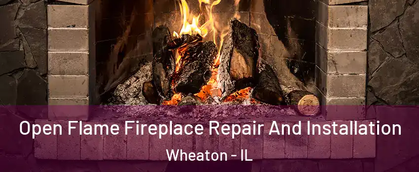  Open Flame Fireplace Repair And Installation Wheaton - IL